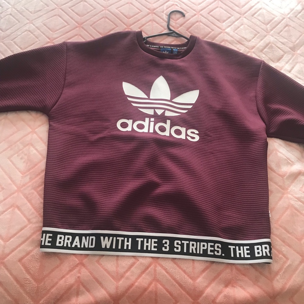 Adidas trefoil sweatshirt